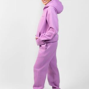 Comfrt Pastel Edit Lilac Jogger Sweatpants Small